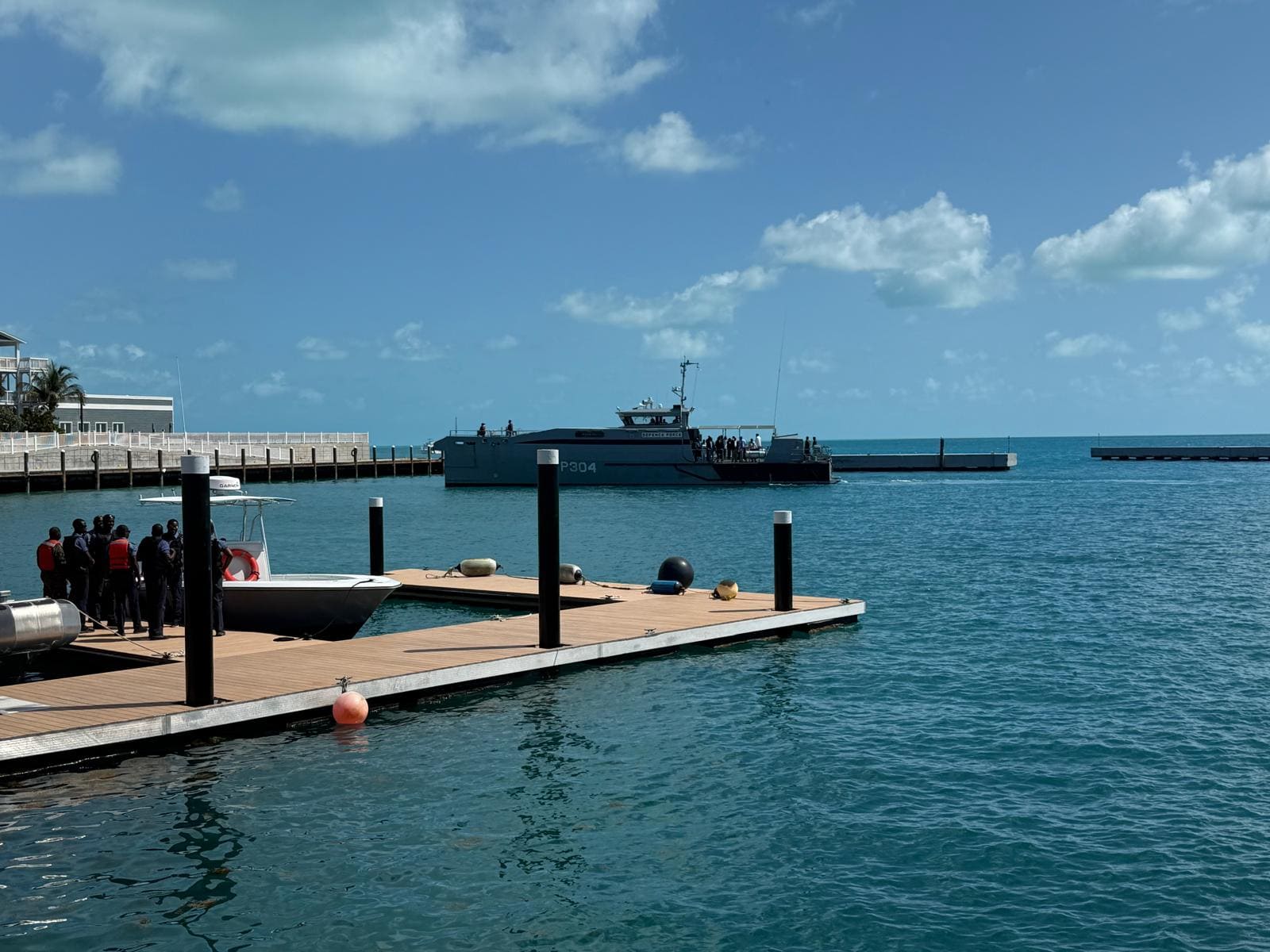 Coastal view of the Bimini islands