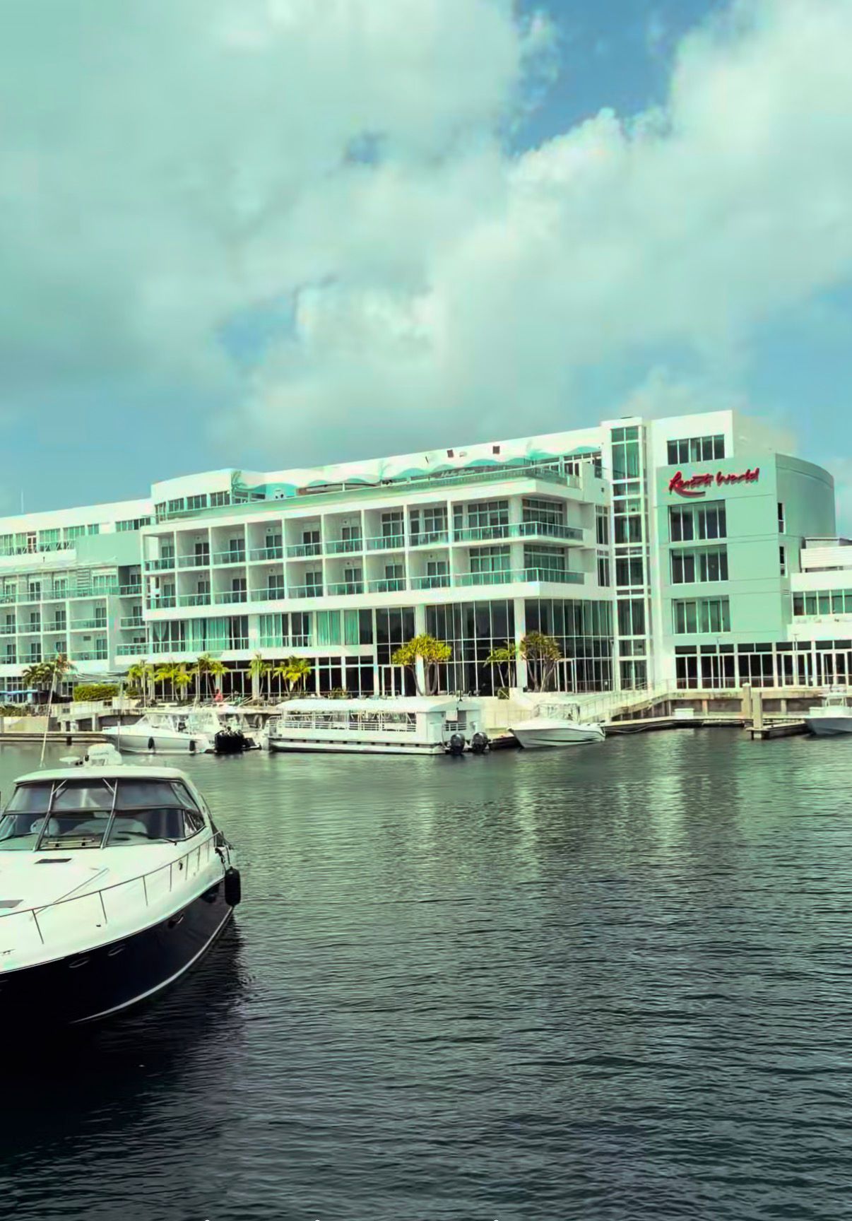 Resorts World Bimini waterfront and marina boats